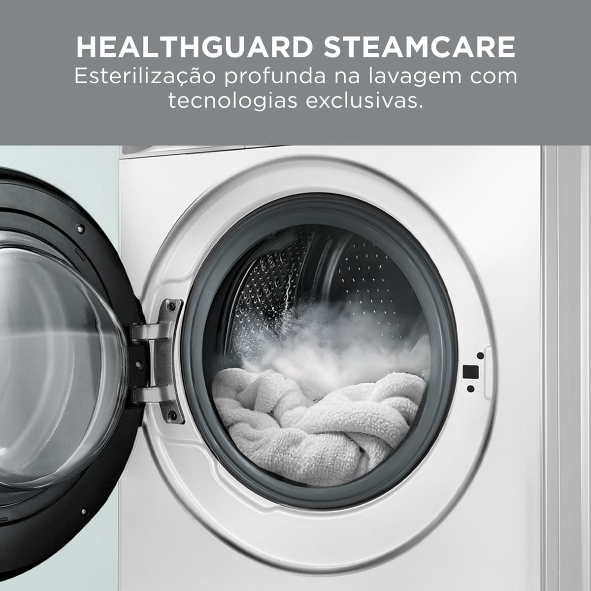 Máquina de Lavar Midea MF201W 11kg Slim HealthGuard Conectada Wi-Fi Motor Inverter Vapor Branca - 220V - 2