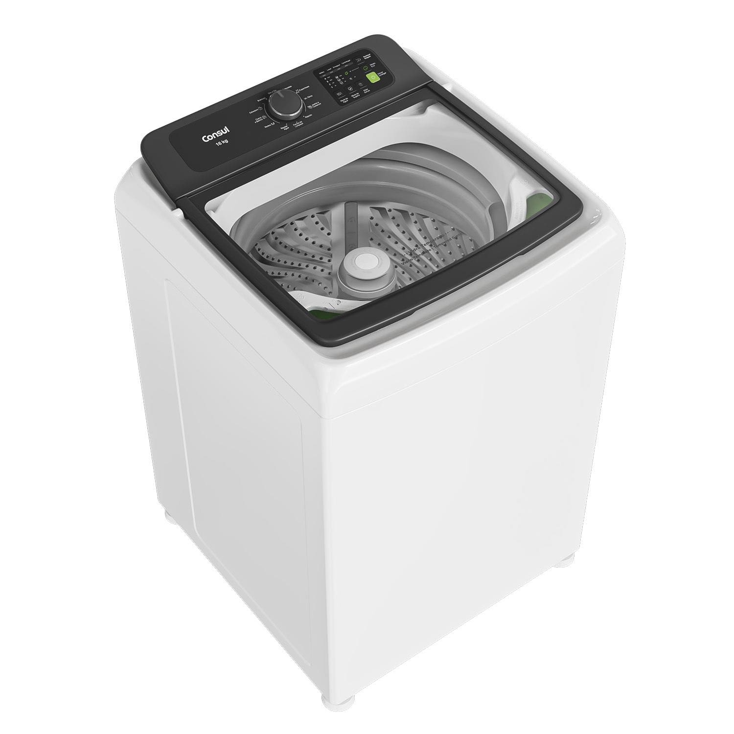 Máquina de Lavar Consul CWN16AB 16kg Modo Eco Reuso de Água Ciclo Edredom Branca - 110V - 1