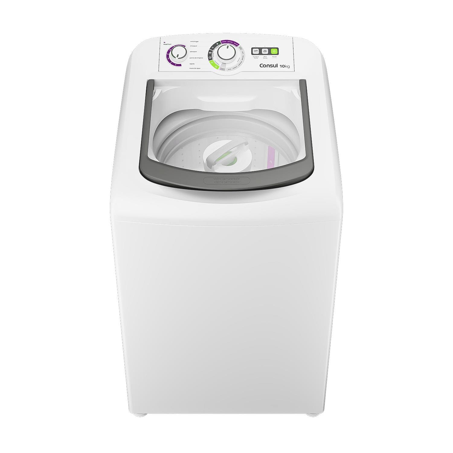 Máquina de Lavar Consul CWB10BB 10kg Dosagem Econômica Ciclo Praia Filtro Anti-Fiapo Branca - 220V