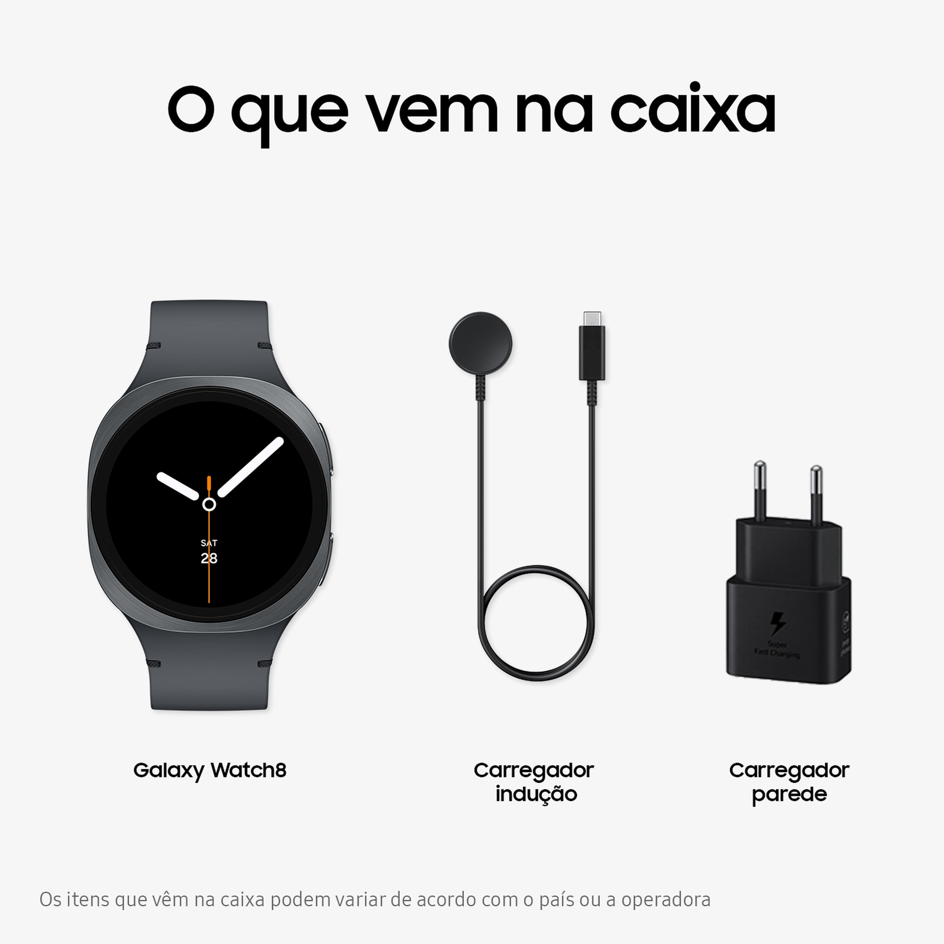 Smartwatch Samsung Galaxy Watch8 44mm LTE Tela Cristal Safira GPS Grafite - 2