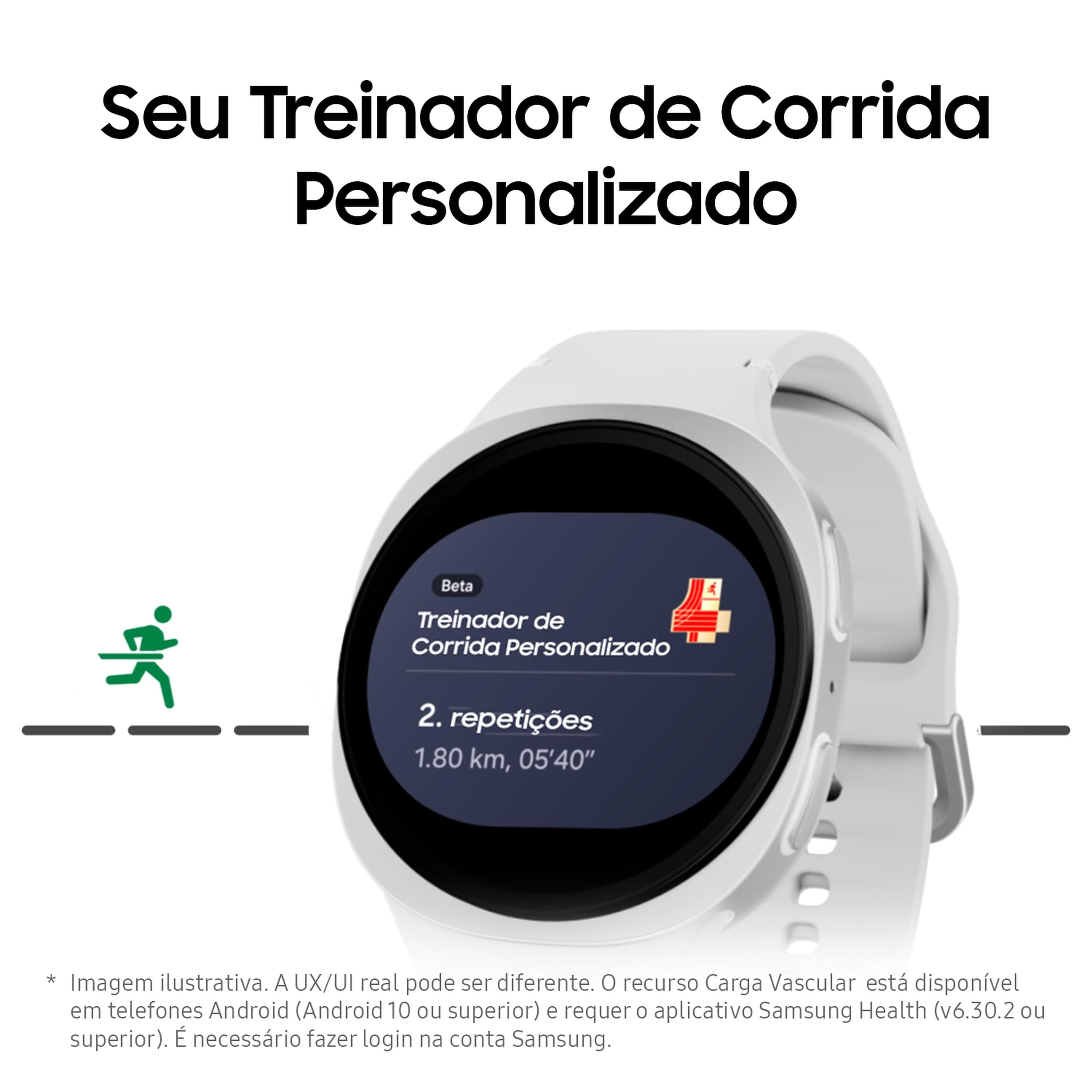 Smartwatch Samsung Galaxy Watch8 44mm LTE Tela Cristal Safira GPS Grafite - 3