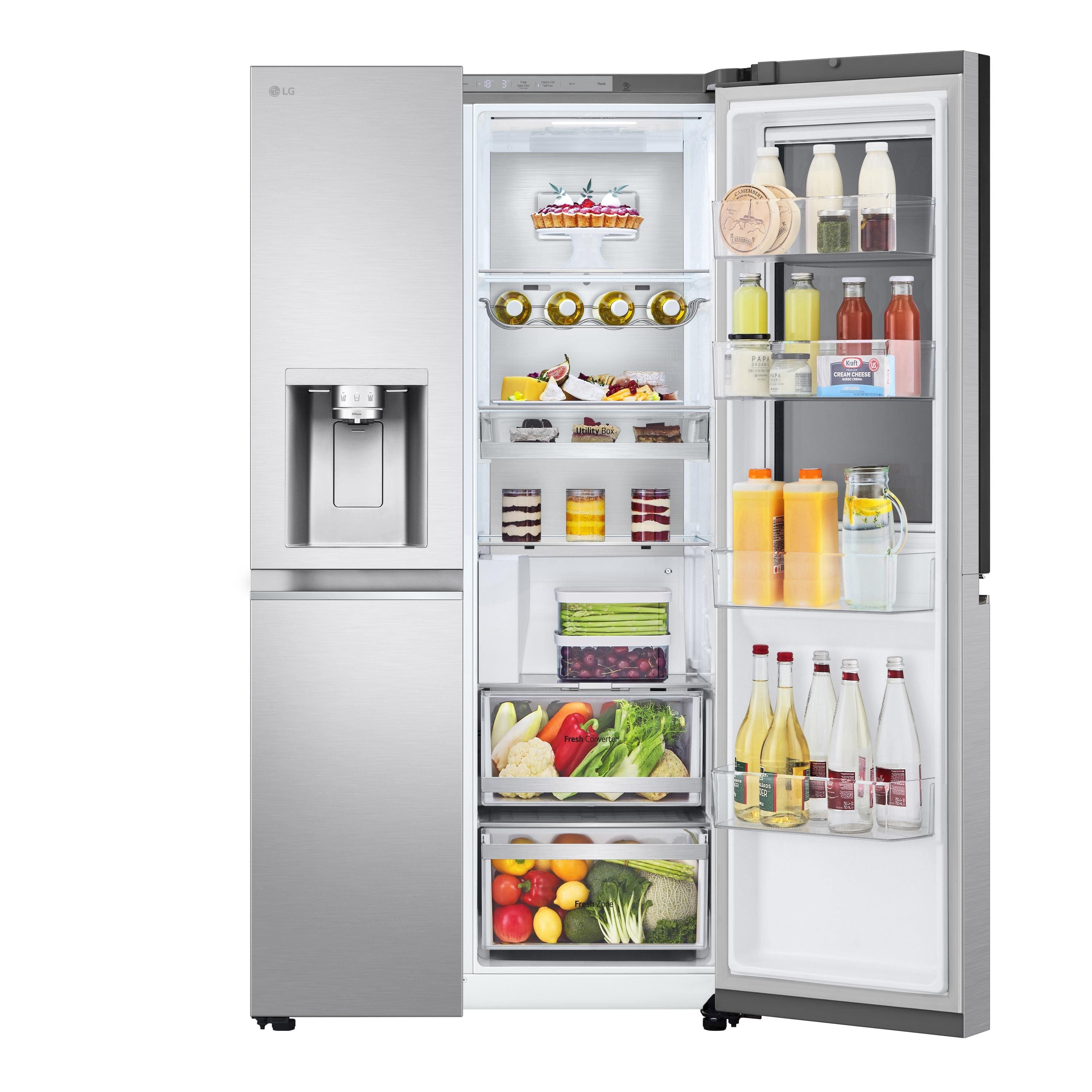Geladeira LG Side by Side InstaView GC-X267GL5 628L Inox Look Inverter Bivolt - 3