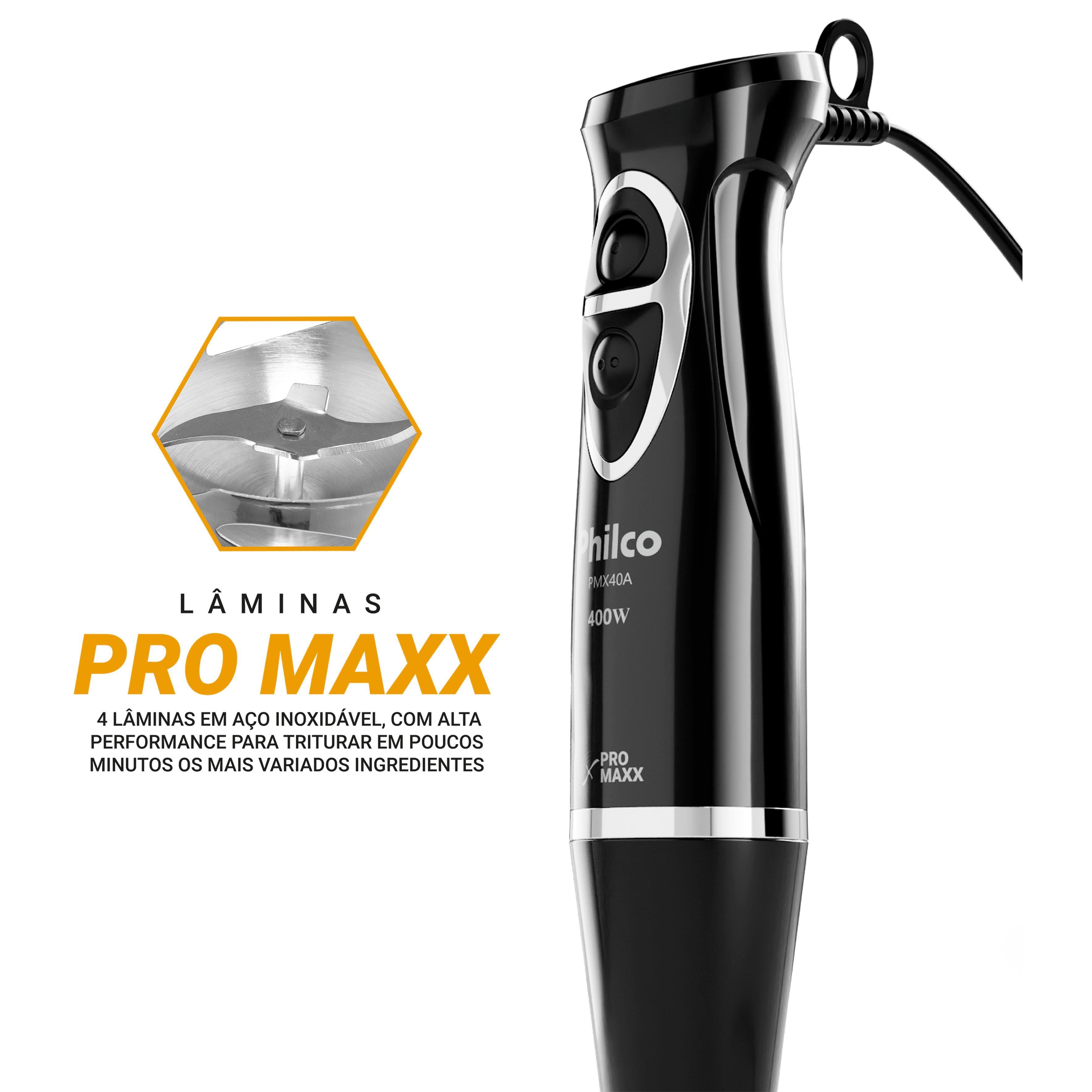 Mixer 2 em 1 PMX40A 400W com Copo 800ml e Liquidificador Squeeze - 110V - 2