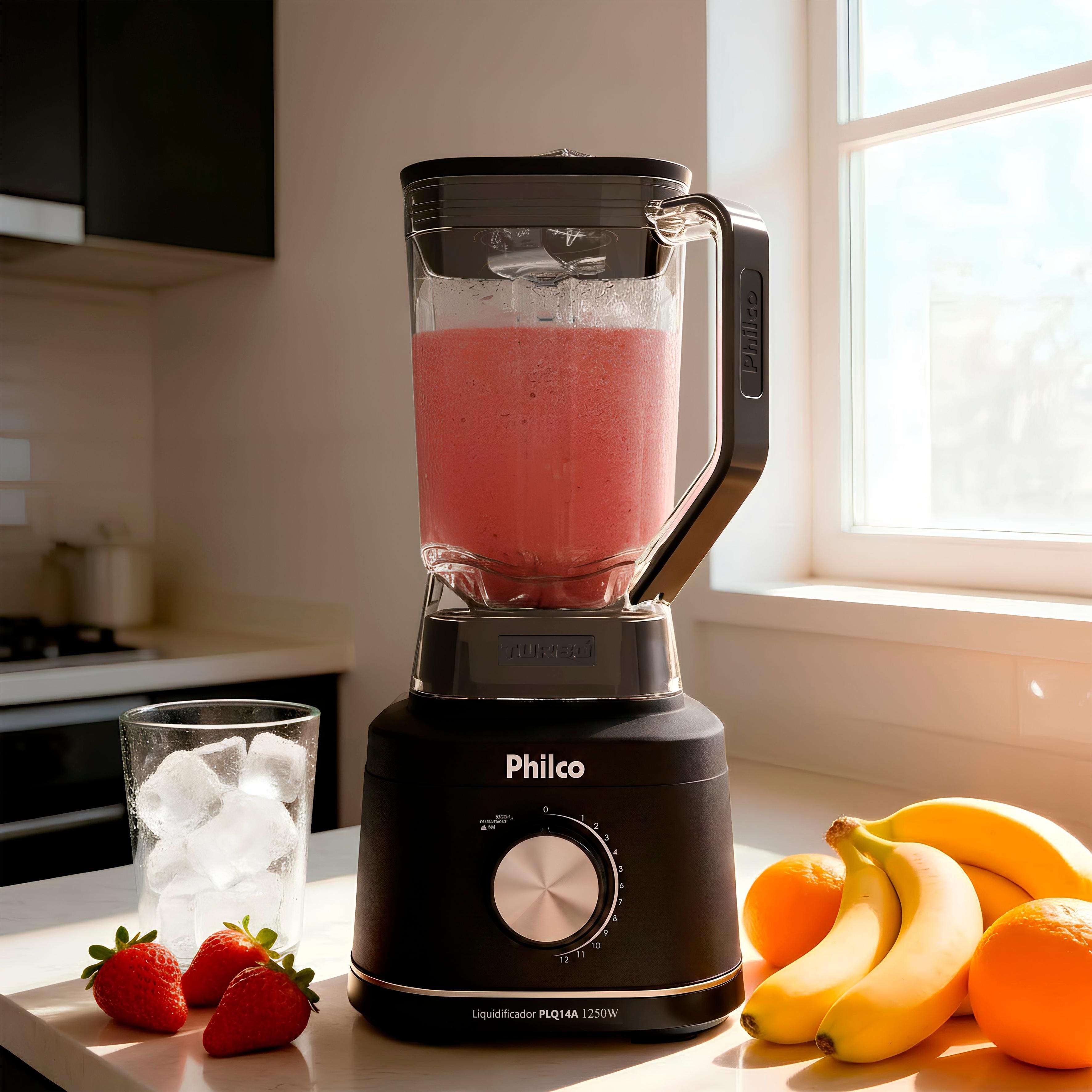 Liquidificador Philco PLQ14A 1300W 12 Velocidades 2,7L Preto - 220V