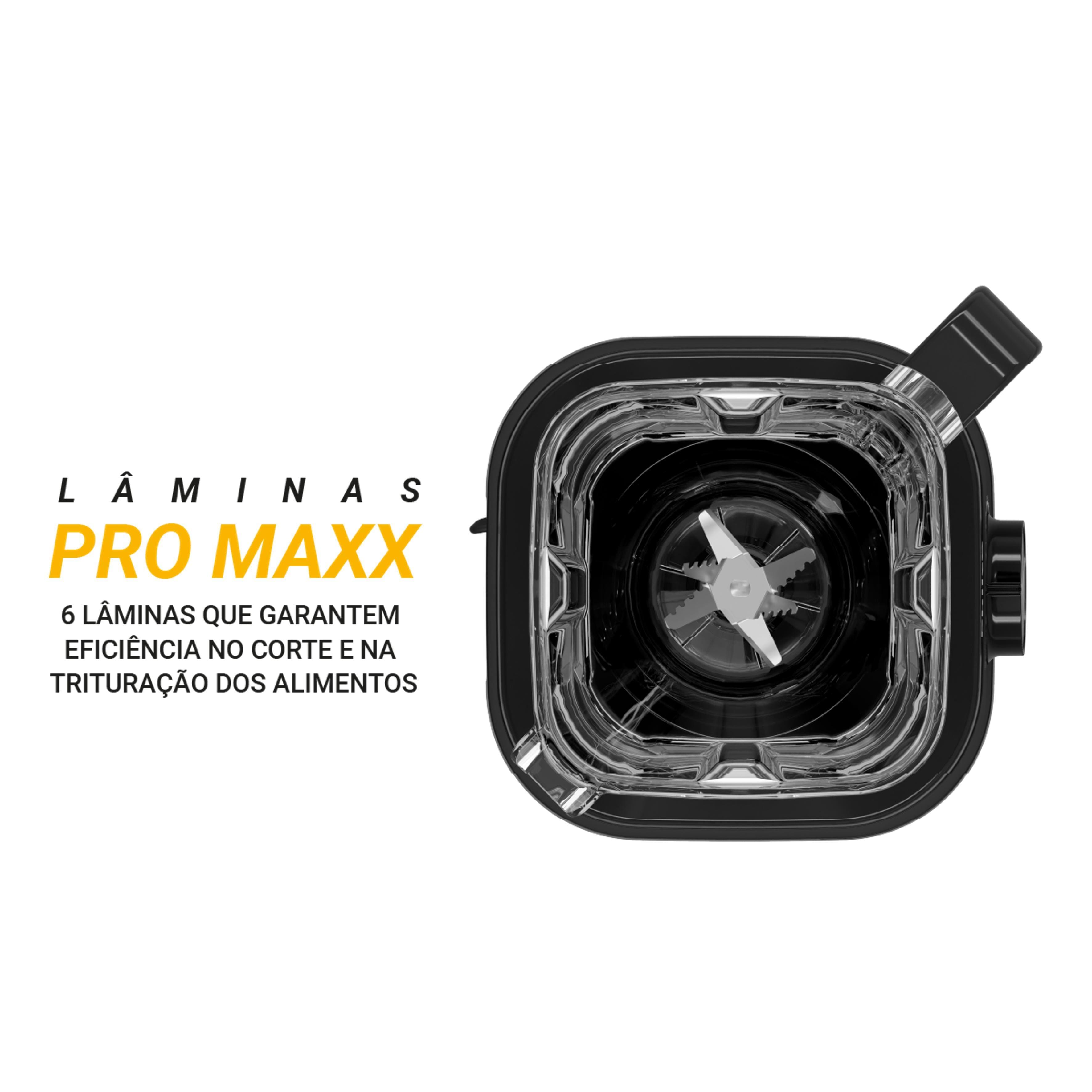 Liquidificador Philco PLQ14A 1300W 12 Velocidades 2,7L Preto - 220V - 3
