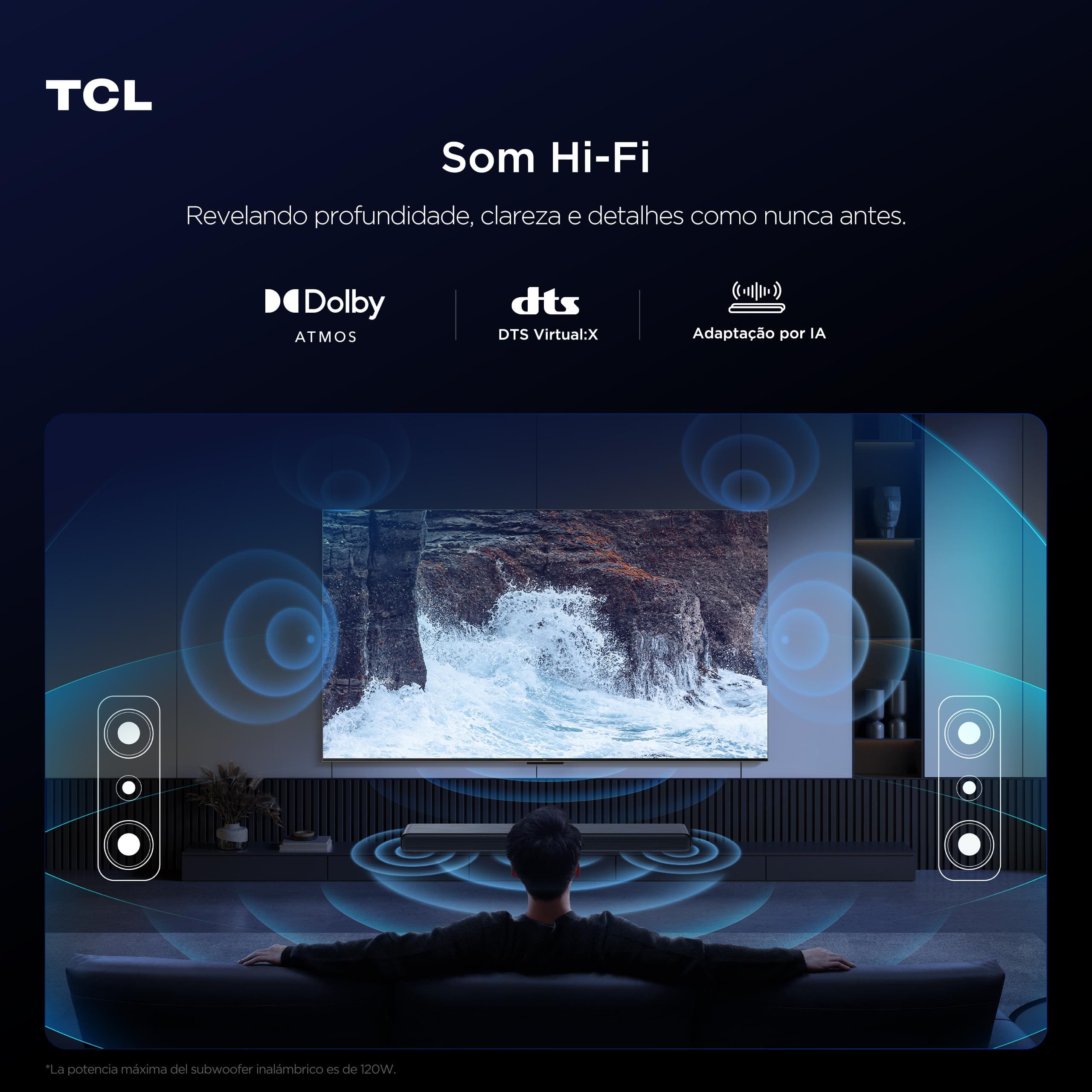 Soundbar TCL S55H 220W Bluetooth Canais 2.1 Bivolt - 3