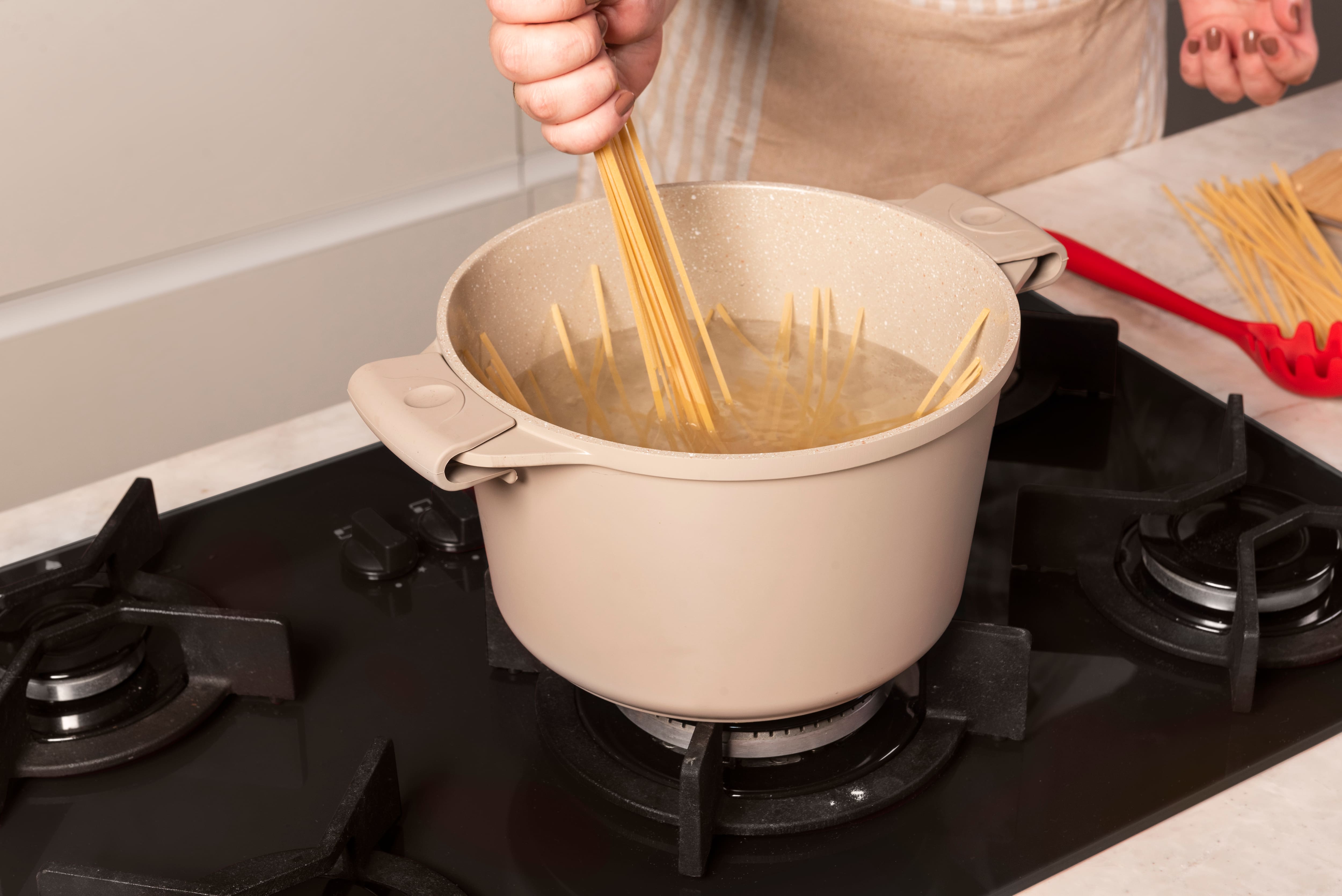 Jogo de Panelas Brinox Ceramic Life Loft 7 Peças Empilhável Indução - Areia - 3