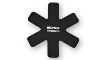 Jogo de Panelas Brinox Ceramic Life Fit 10 Peças Empilhável Indução - Preta - 3