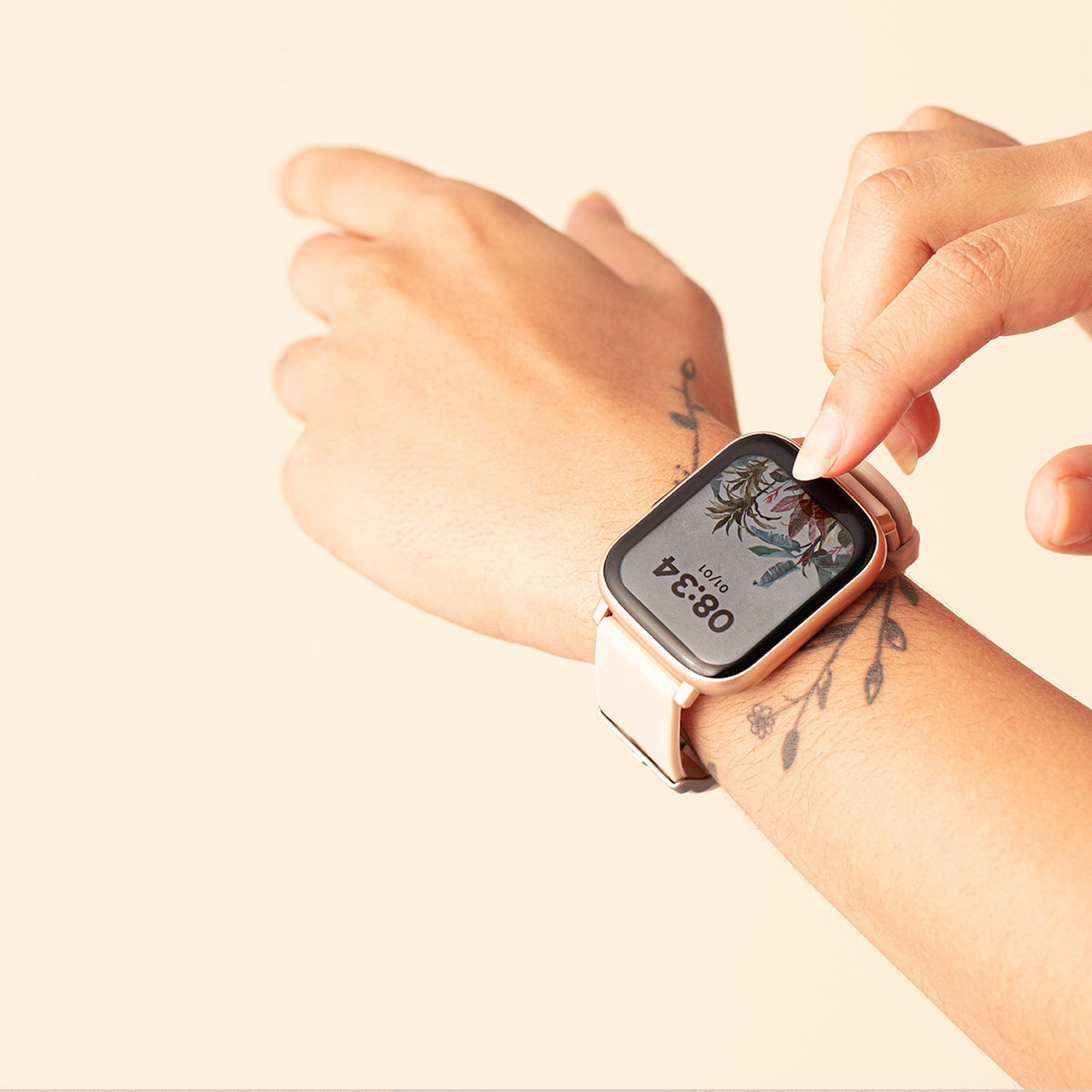 Smartwatch Geonav WB Tela 1,85" 45mm 24 Modos Esportivos Fitness Tracker Rosa - 1