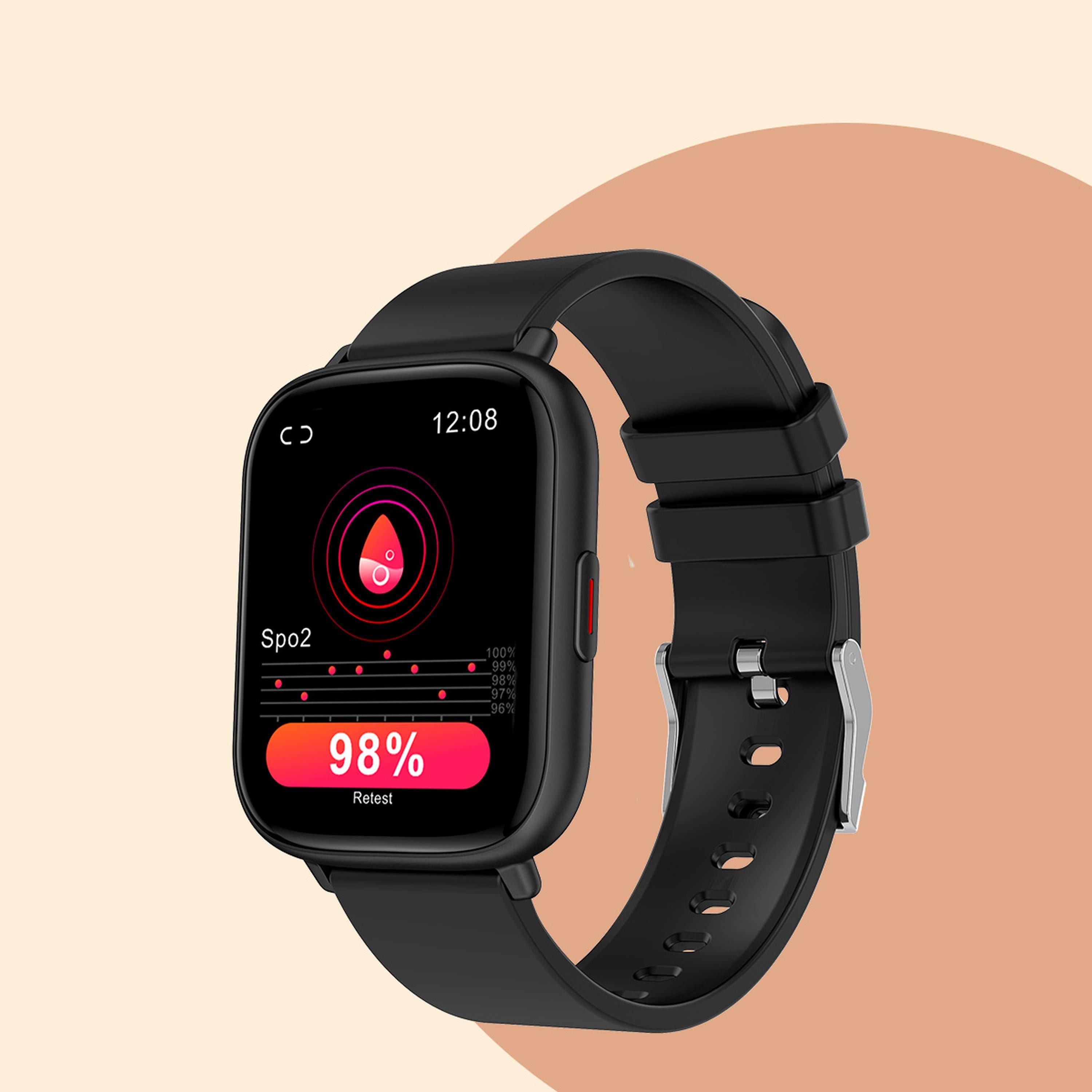 Smartwatch Geonav WB Tela 1,85" 45mm 24 Modos Esportivos Fitness Tracker Preto - 3