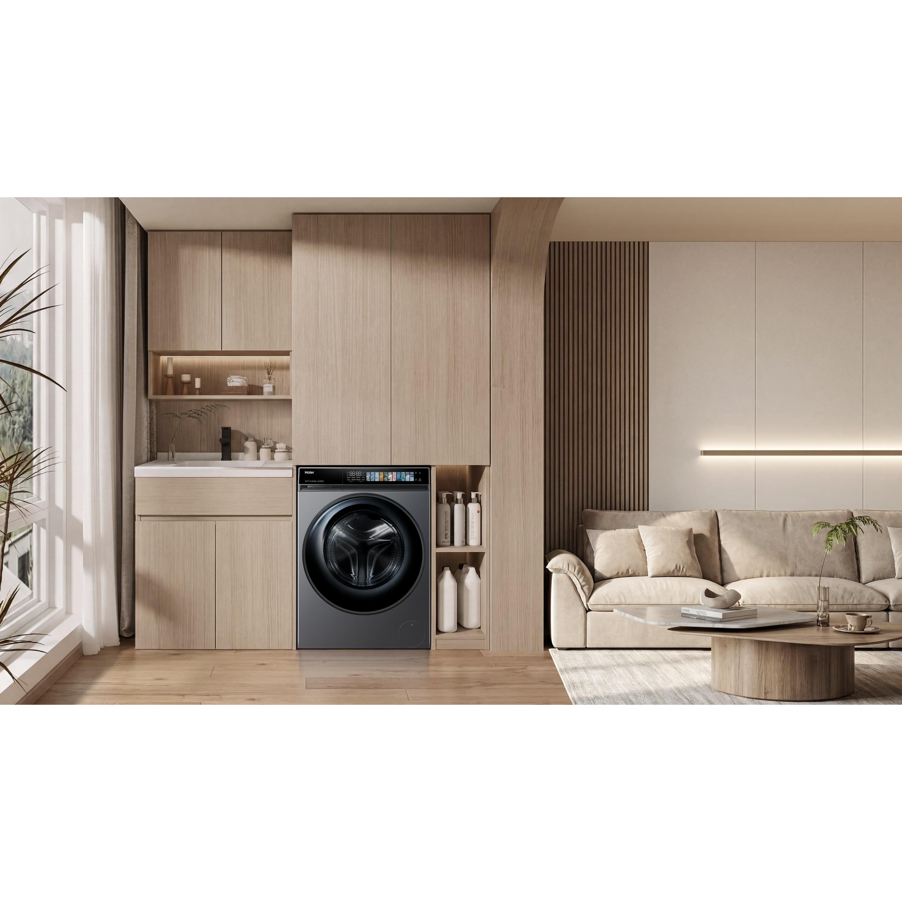 Lava e Seca Haier 12kg/7kg Inverter HWD120W Painel Digital Cinza - 220V - 3
