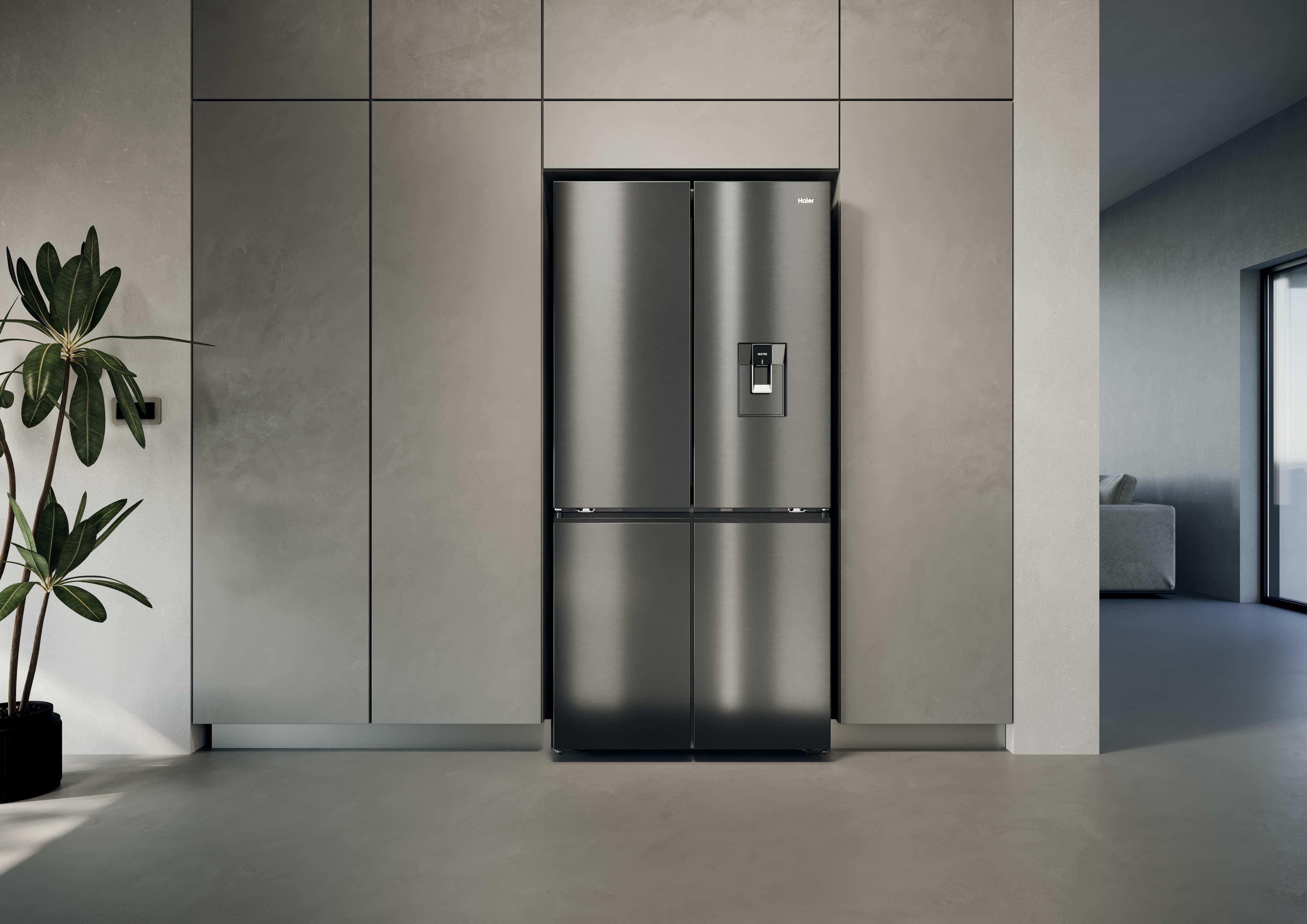 Refrigerador Haier Multidoor TD700 687L Inox Escuro Frost Free Duplo Inverter 220V - 1