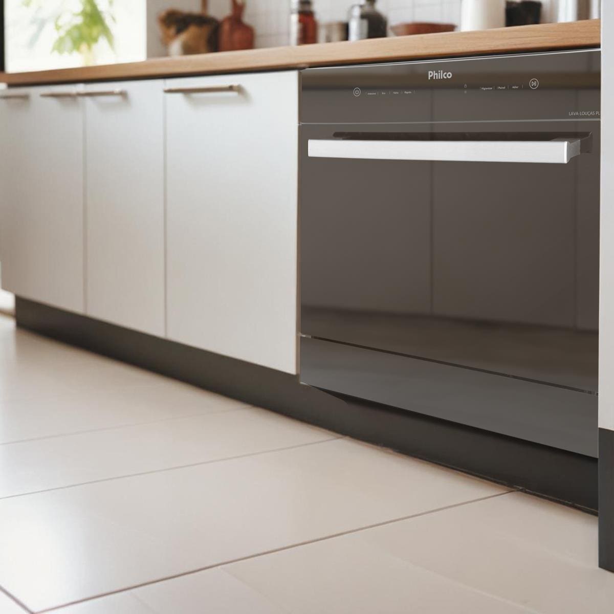 Lava-Louças Philco PLL10 10 Serviços Preta 6 Programas Embutir Painel Digital - 110V - 3