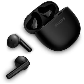 Fone de Ouvido Philips TAT1139BK/00 Bluetooth TWS IPX4 26h de Bateria Preto