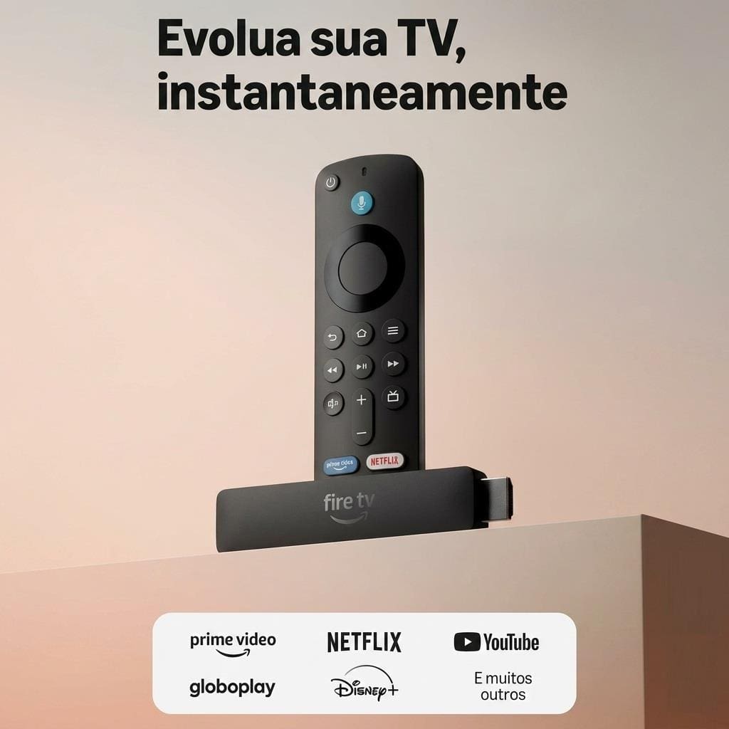 Fire TV Stick HD Amazon com Alexa Streaming HD Wi-Fi Controle Remoto por Voz - 2