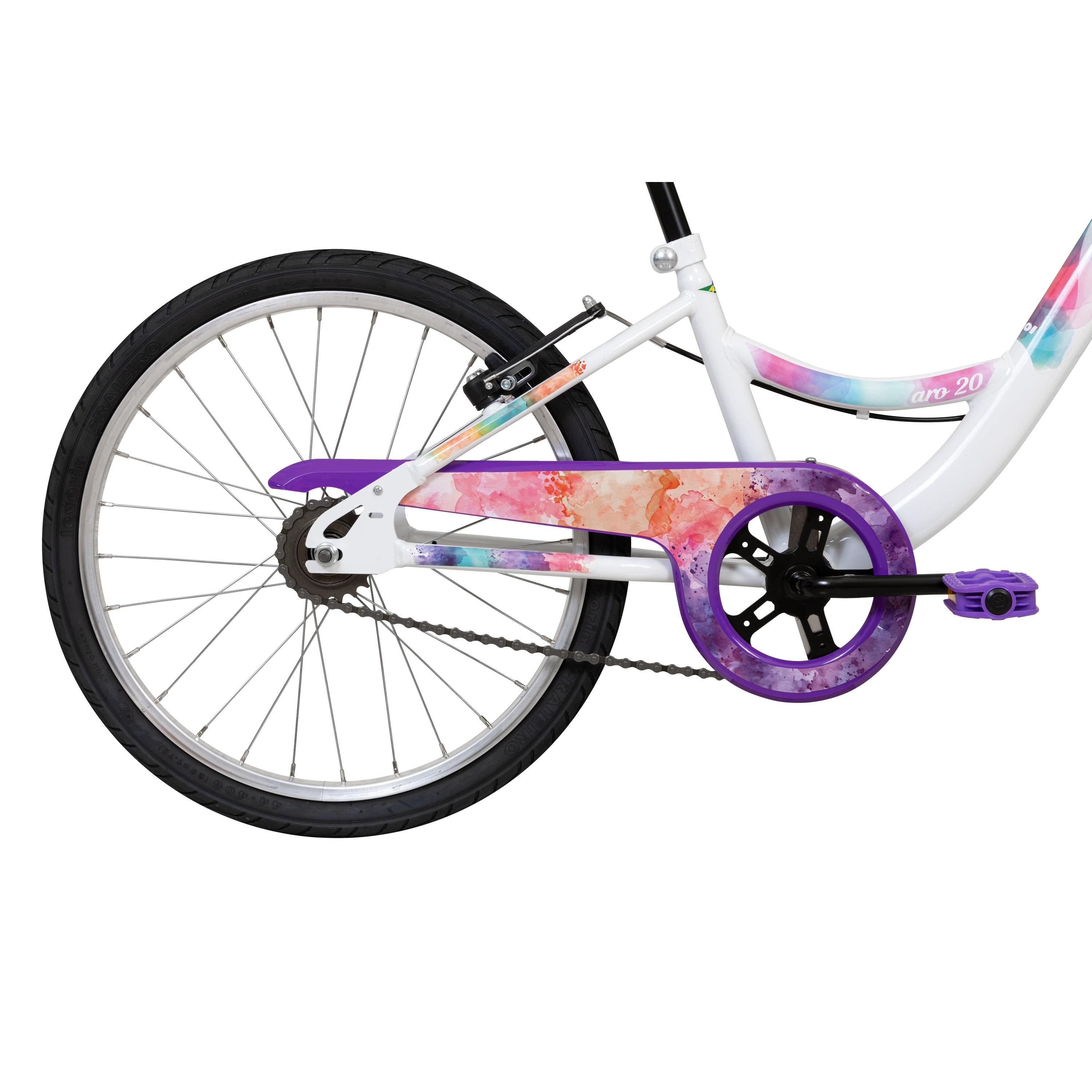 Bicicleta Infantil Caloi Ceci Aro 20 com Cesto Quadro em Aço Freio V-Brake - 2
