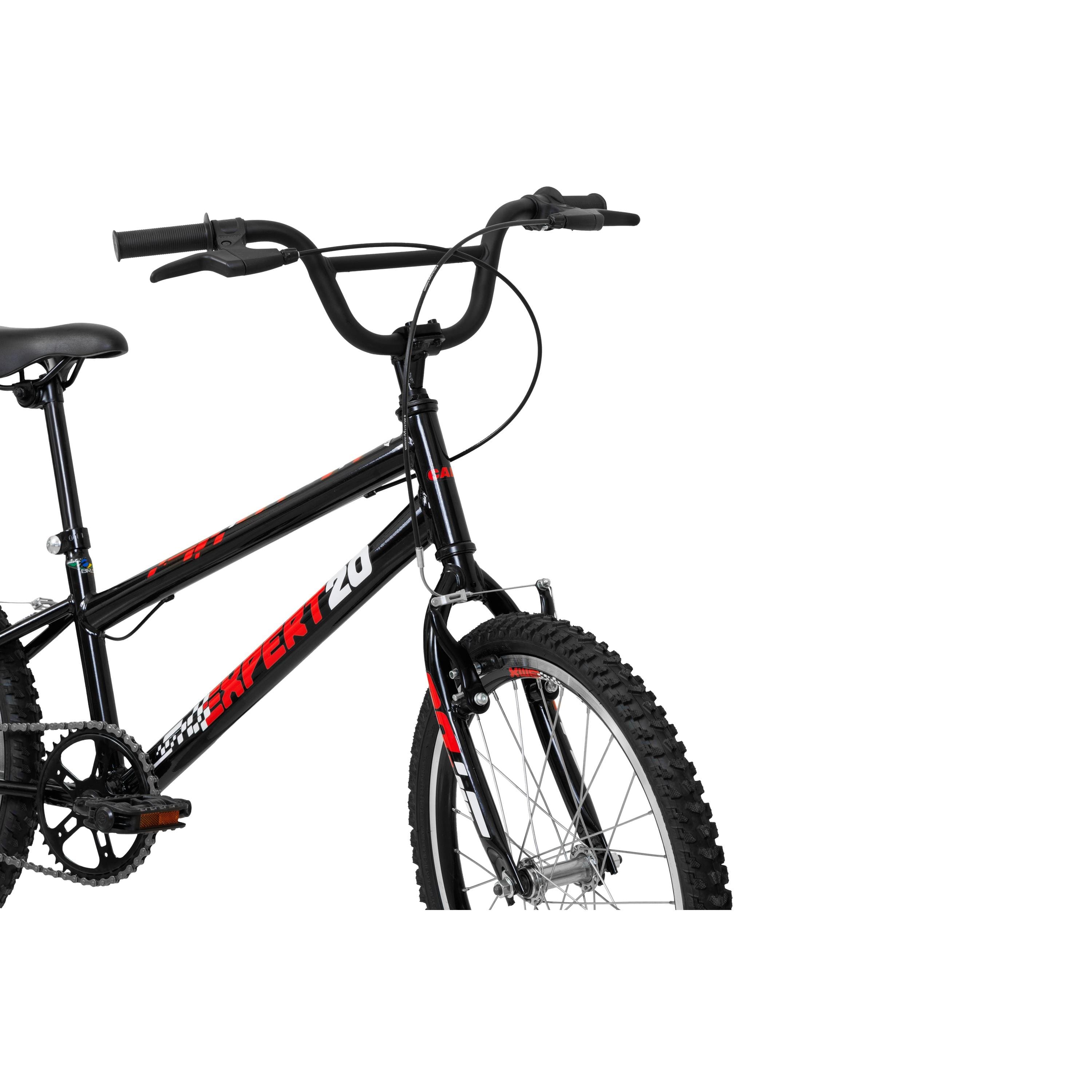 Bicicleta Infantil Caloi Expert Aro 20 Quadro em Aço Freio V-Brake Guidão BMX - 1