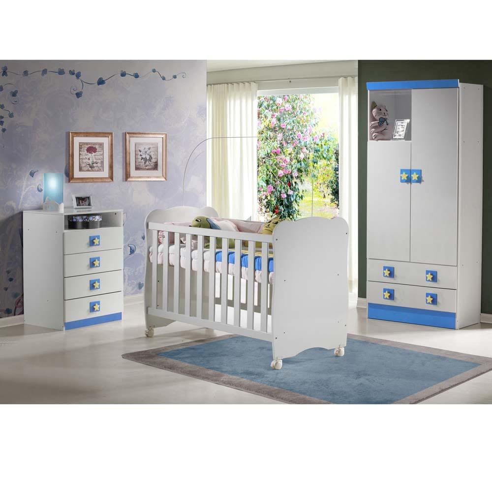 Berço Fritz Baby Plus com Rodízios - Branco - 3