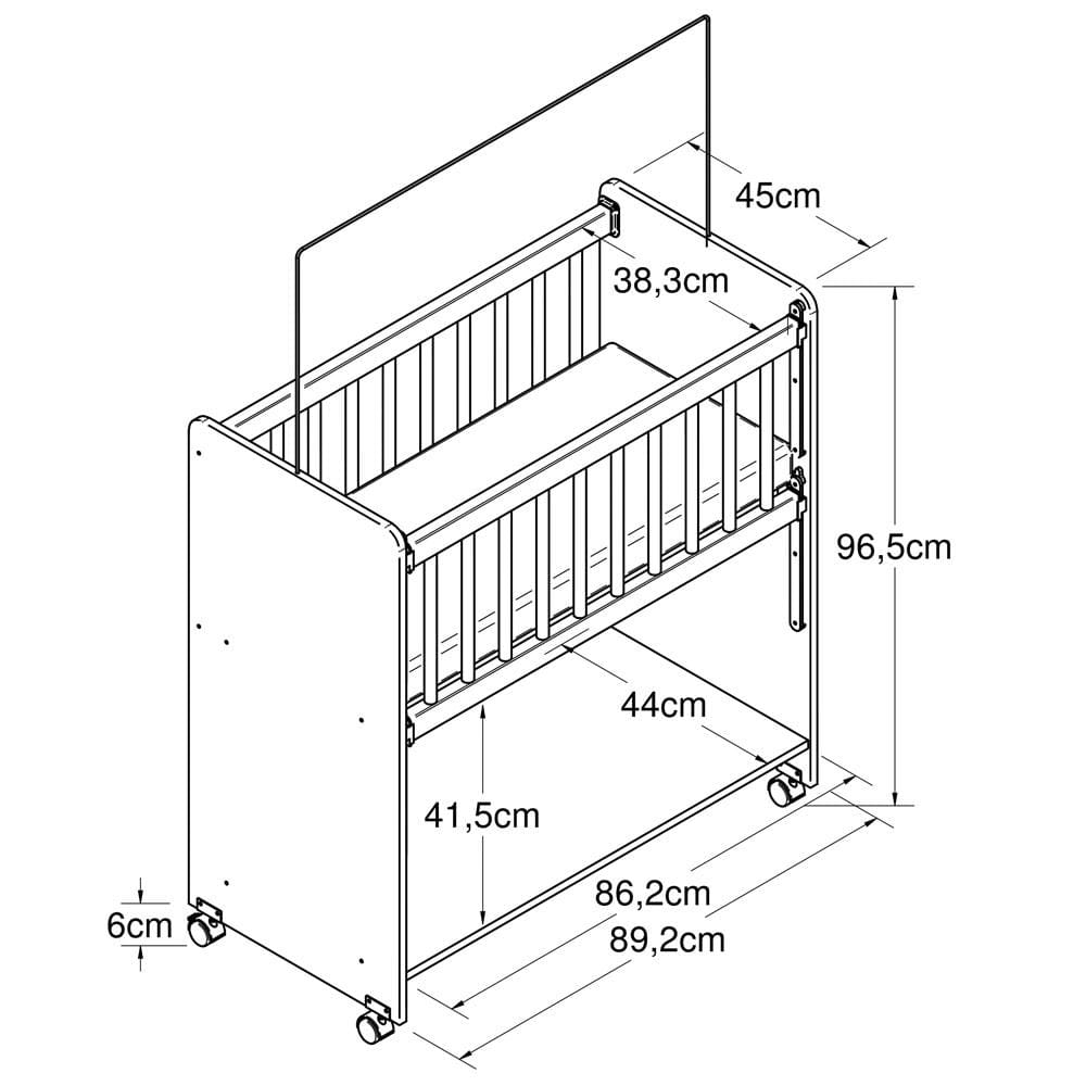 Moisés Art In Móveis Soninho – Branco - 2