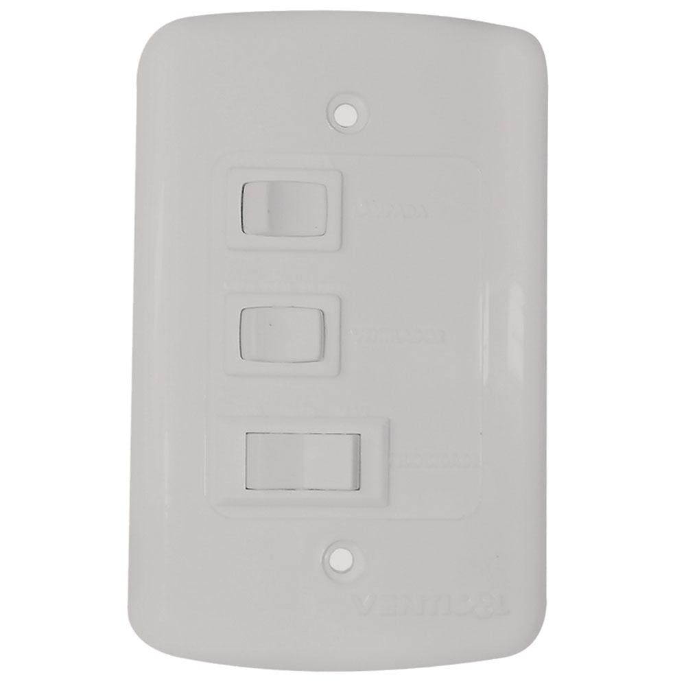 Ventilador de Teto Ventisol Fharo com Lustre e 3 Velocidades - Tabaco - 110v - 1