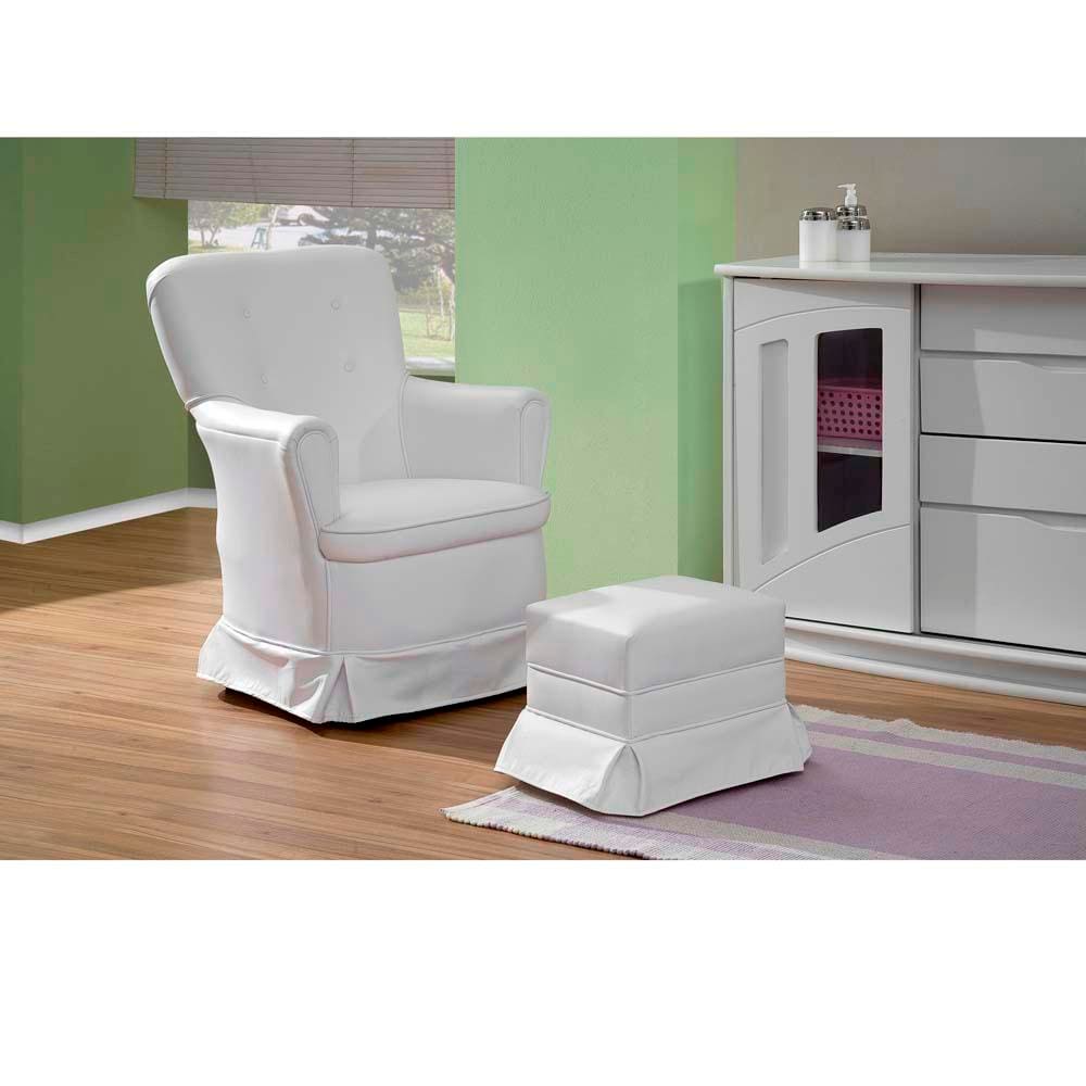 Poltrona de Amamentação Móveis Canaã Aconchego – Branco - 1