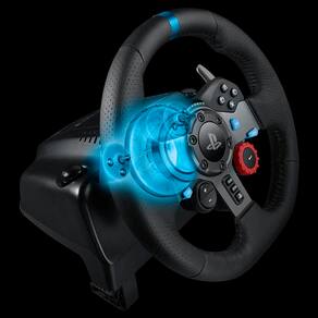 Volante e Pedais Gamer Logitech G29 Driving Force para PS5,PS4 e PC