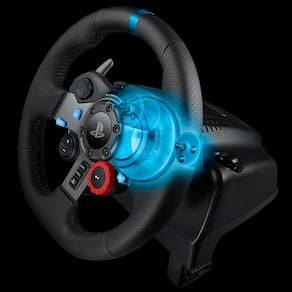 Volante Logitech G920 com pedal + Câmbio Driving Force Shifter