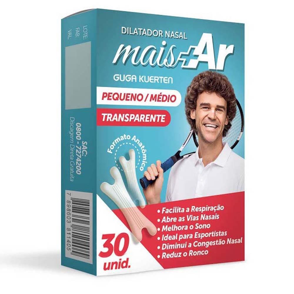 Dilatador Nasal Wiso Mais Ar Transparente Pequeno/Médio – 30 Unidades - 3
