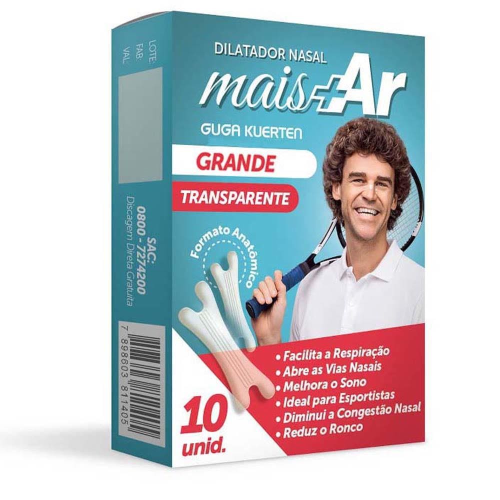 Dilatador Nasal Wiso Mais Ar Transparente Grande – 10 Unidades - 3