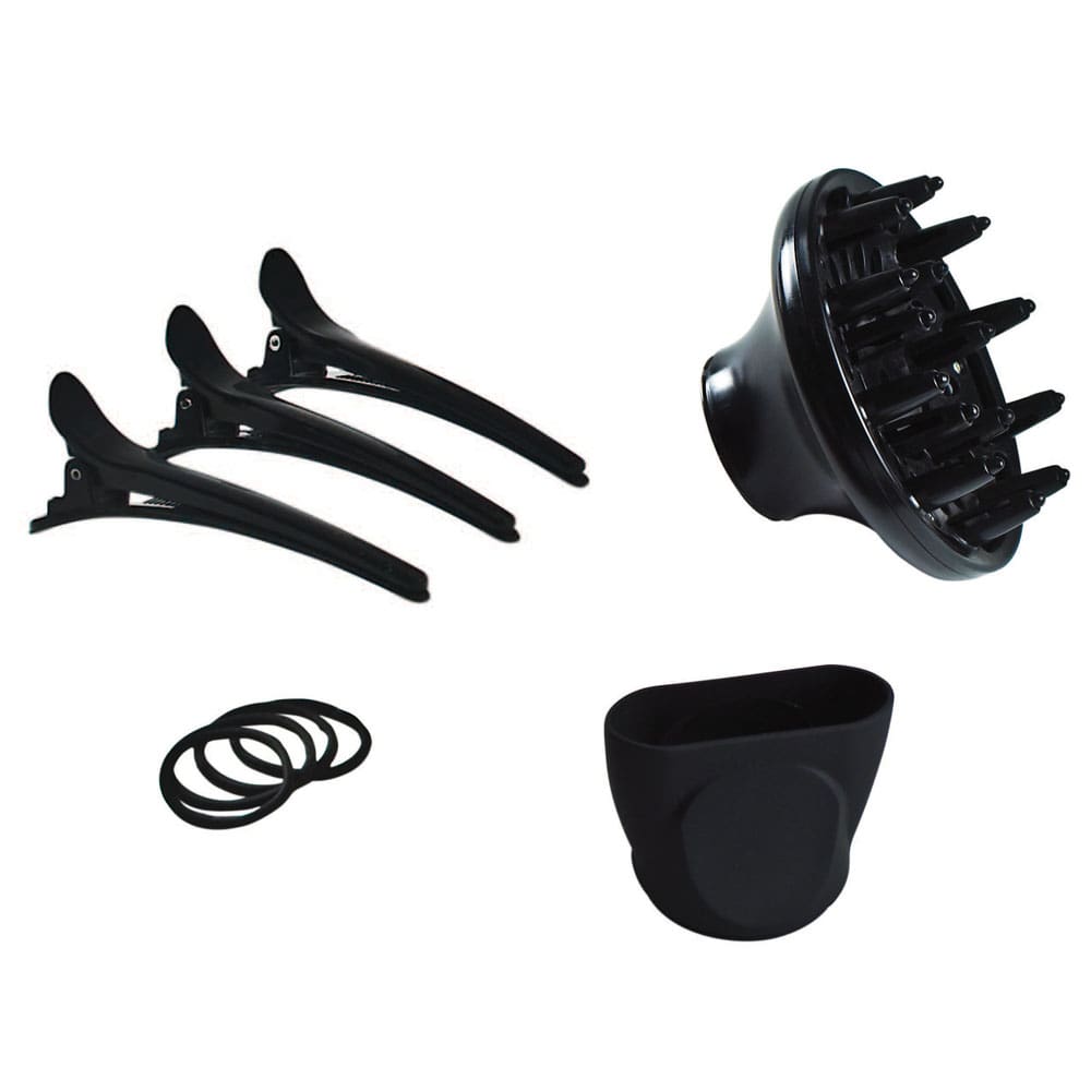 Kit de Beleza GA.MA Prancha + Secador Elite Plus Preto - 1.875W - 110v - 3