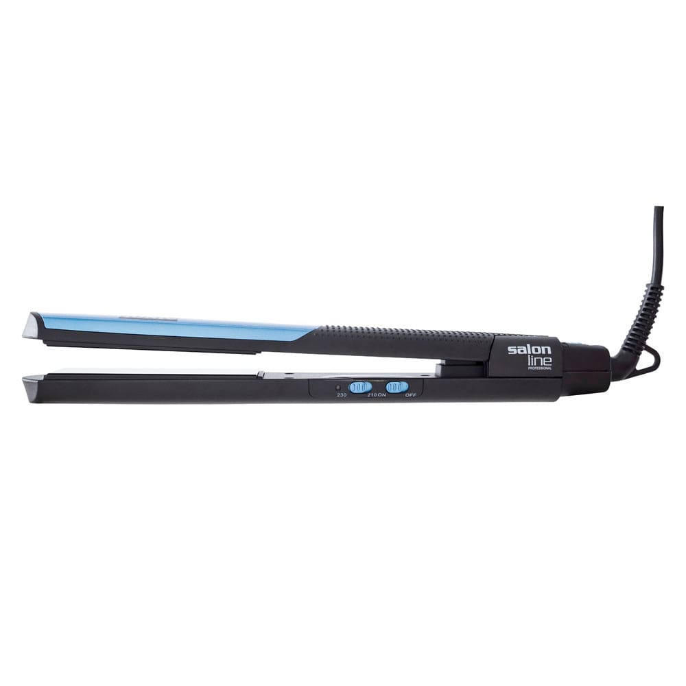 Prancha de Cabelos Salon Line 450 Ionic Titanium Bivolt – Preto/Azul - 1