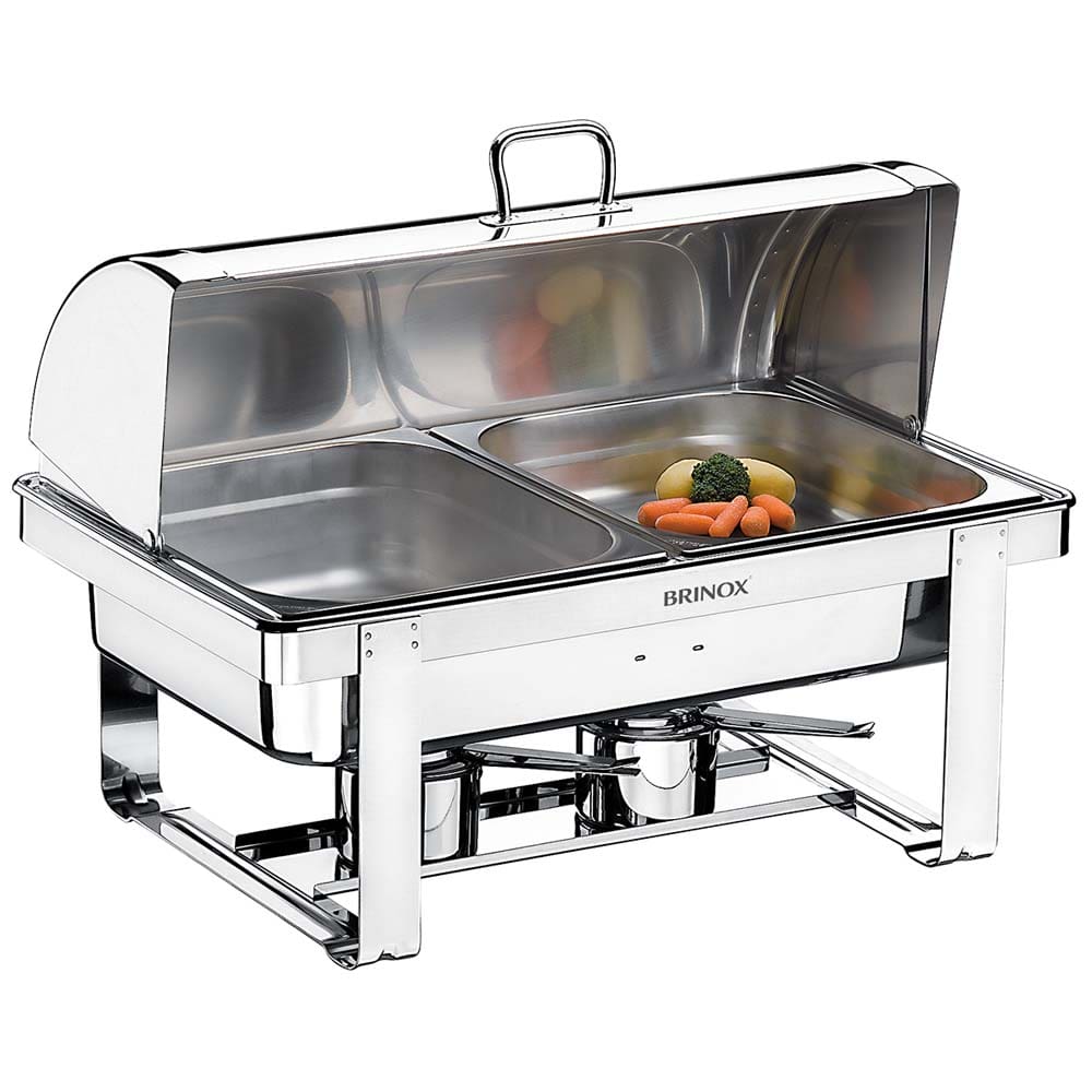 Chafing Dish Brinox Savoy com 1 Cuba 1099/201 - 4 Peças