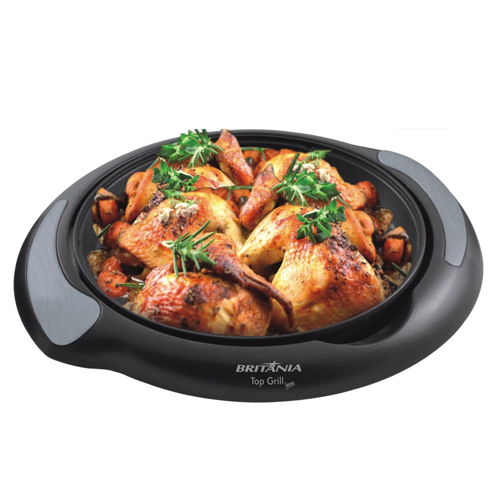 Panela Elétrica Top Grill Britânia - Inox - 110 V - 3