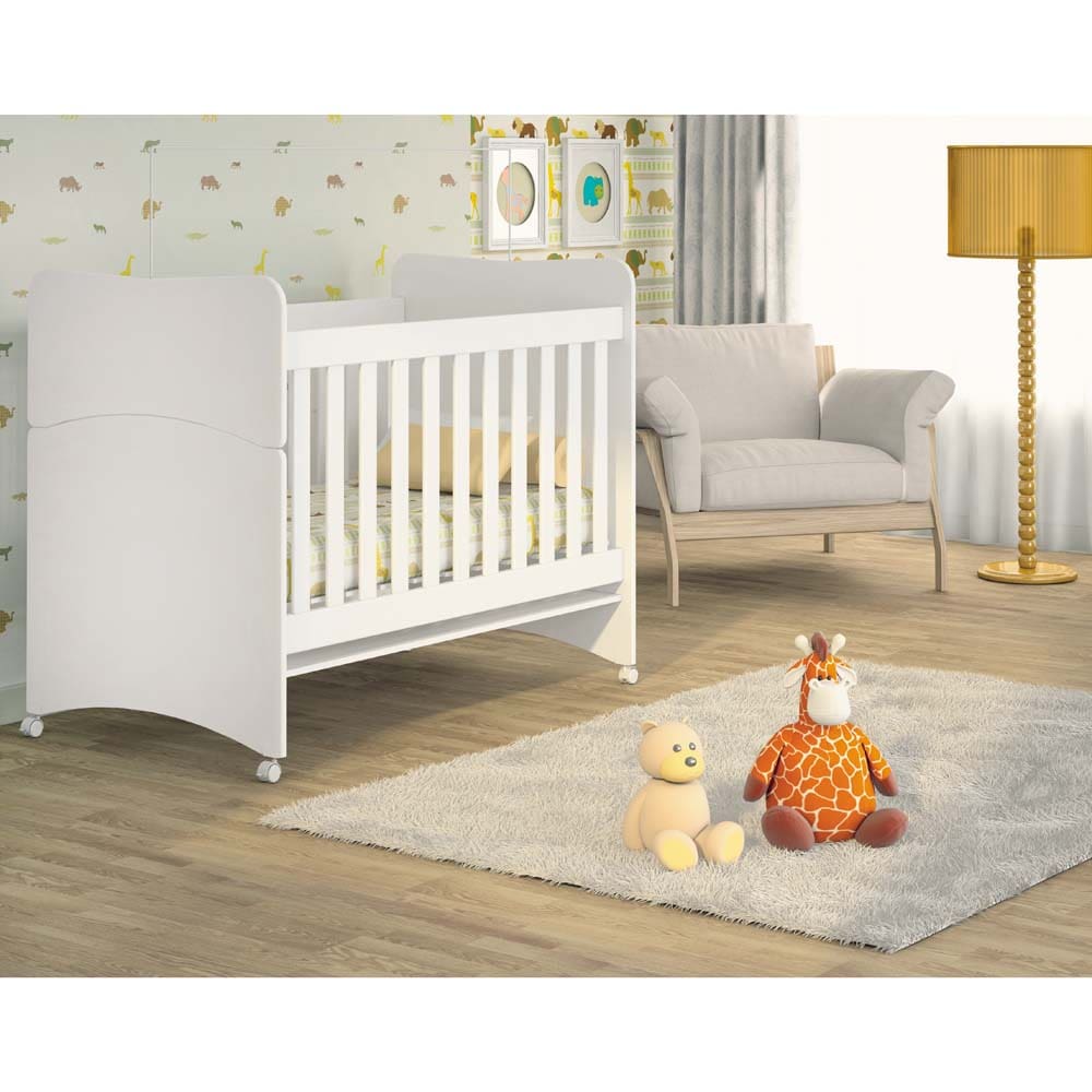 Berço Mini-Cama Santos Andirá Sorriso – Branco - 1