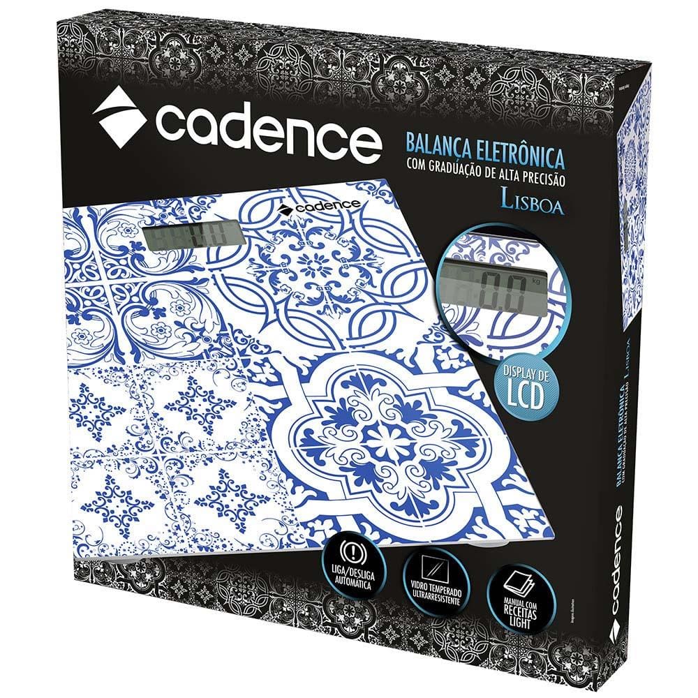 Balança Eletrônica Cadence Lisboa – Branco/Azul - 1