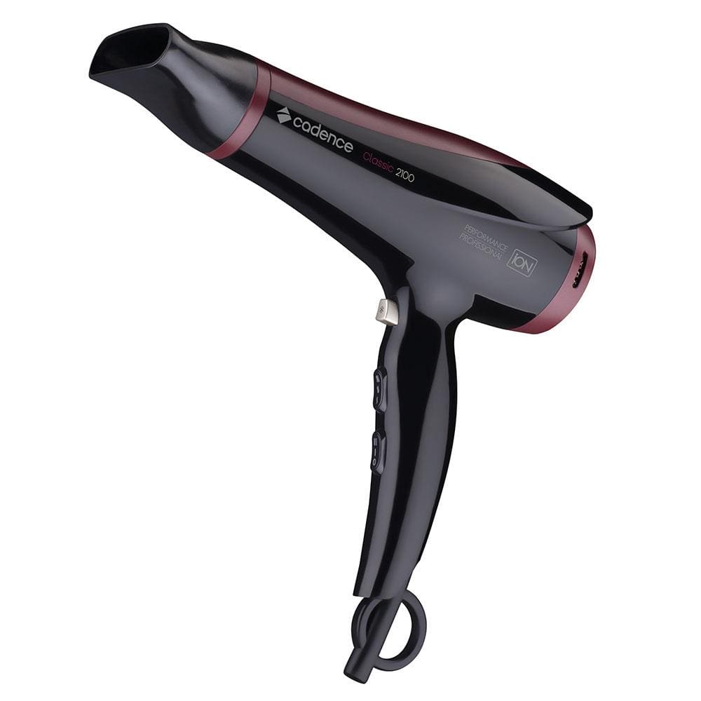 Secador de Cabelos Cadence Classic SEC605 com Emissão de Íons Turmalina 2100W – Preto - 110v - 1