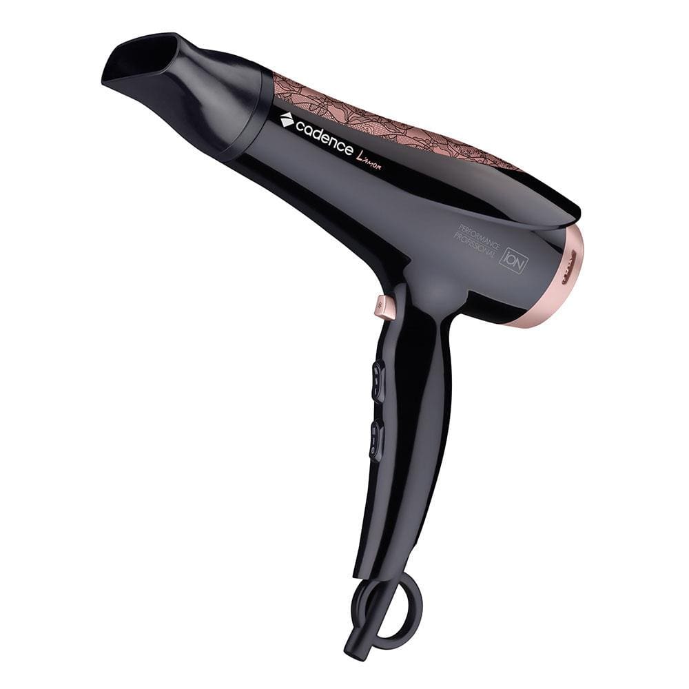 Secador de Cabelos Cadence L’Amor SEC606 com Emissão de Íons Turmalina 2100W – Preto - 220v - 1