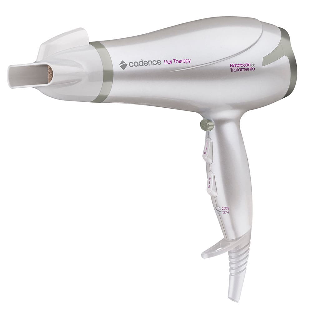 Secador de Cabelos Cadence Hair Therapy com Liberação de Óleo Bivolt 1800/2000W – Branco - 3
