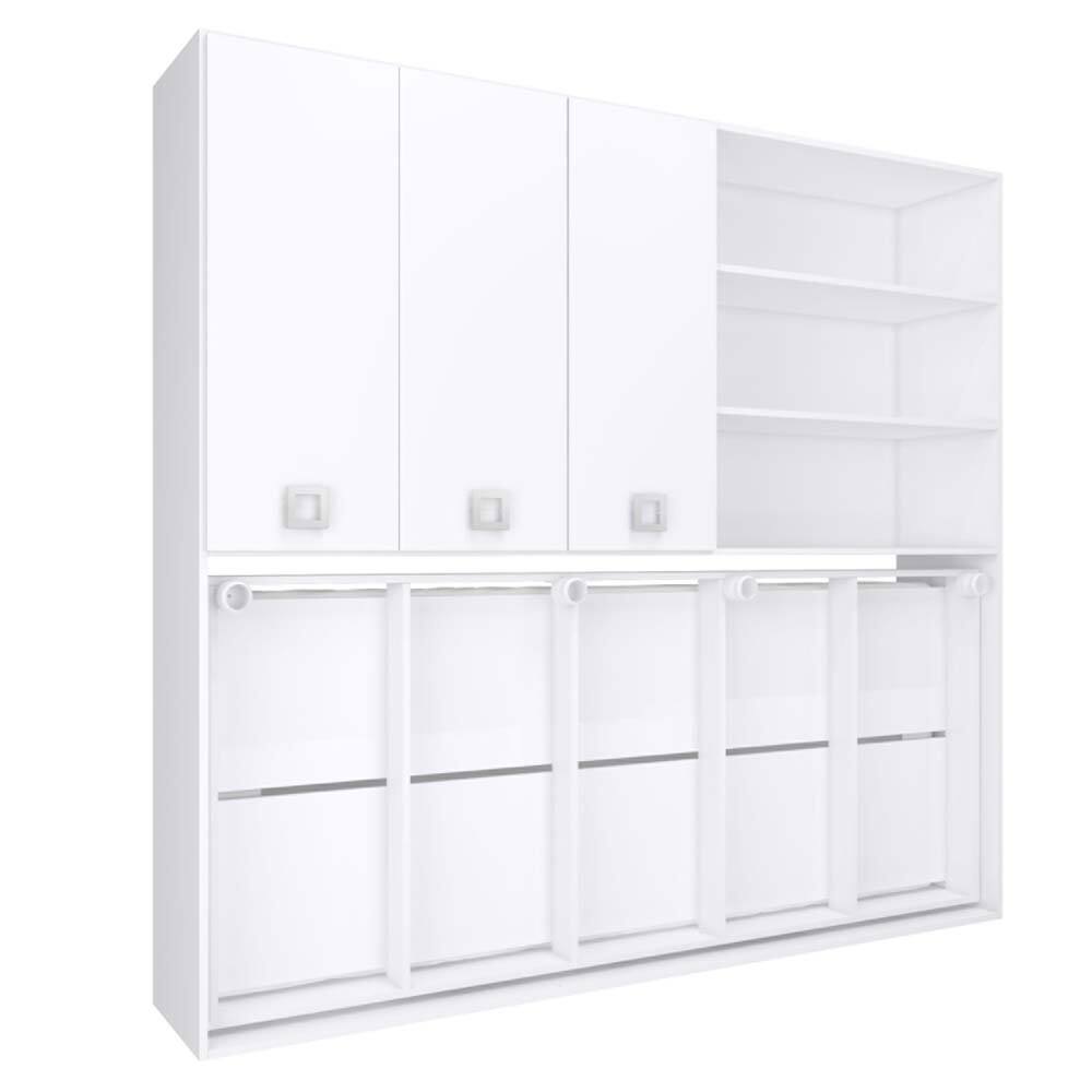 Kit Dormitório Art In Móveis Sun – Branco - 1