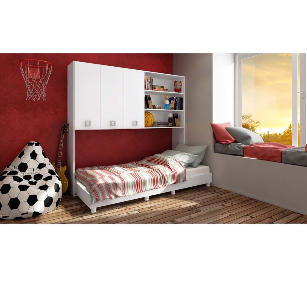 Kit Dormitório Art In Móveis Sun – Branco - 2