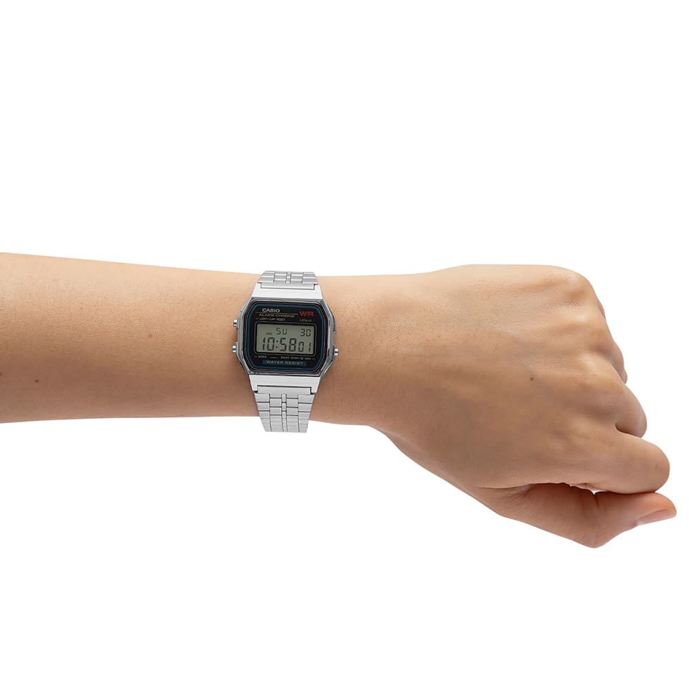 Relogio Feminino Digital Casio Vintage A159WA-N1DF - Prata