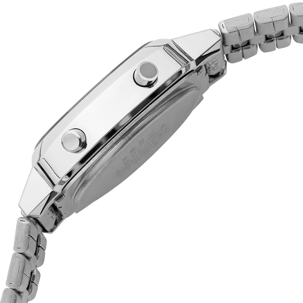Relógio Feminino Digital Casio Vintage LA670WA-4DF - Prata - 2