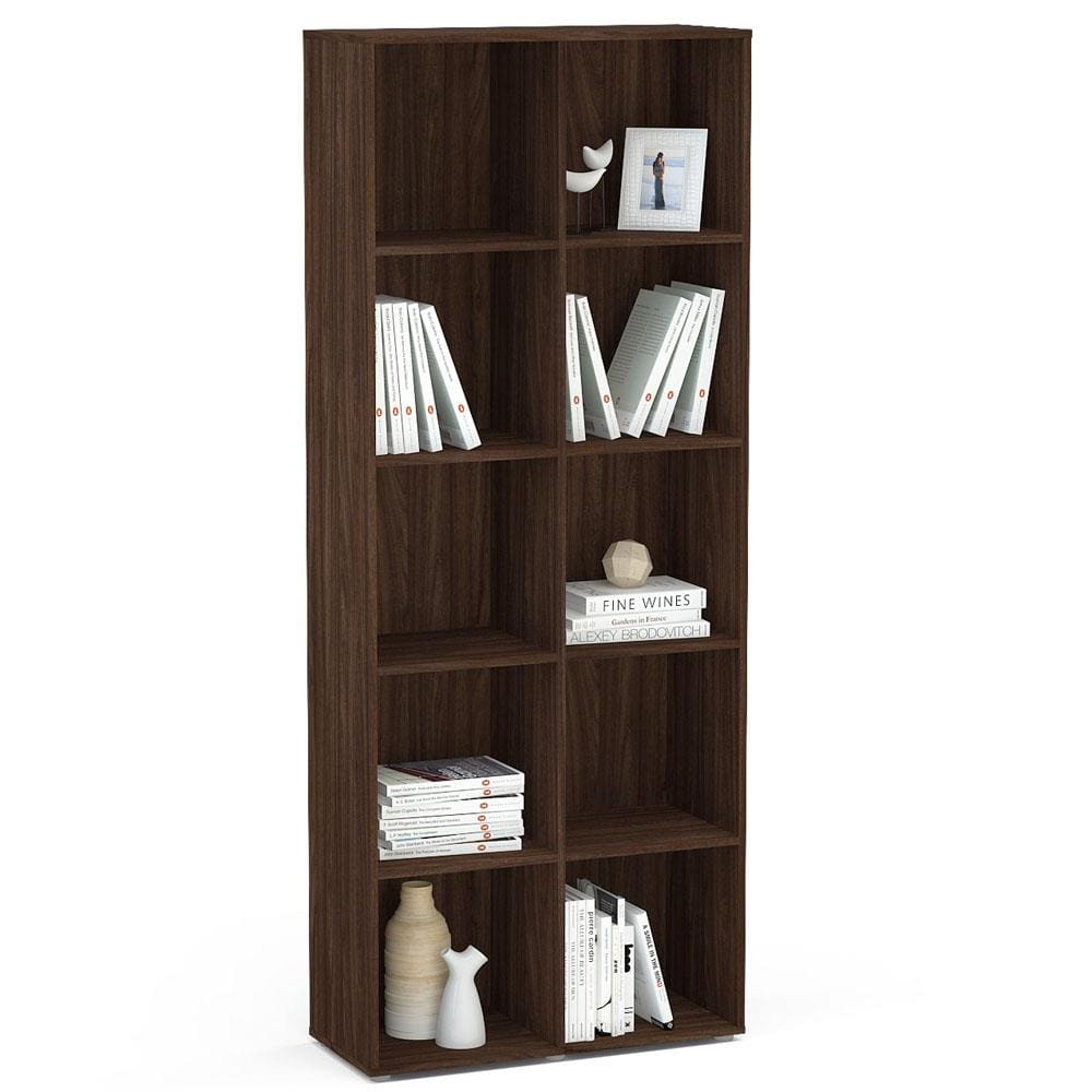 Estante Politorno Caracol 10 Nichos - Imbuia - 1