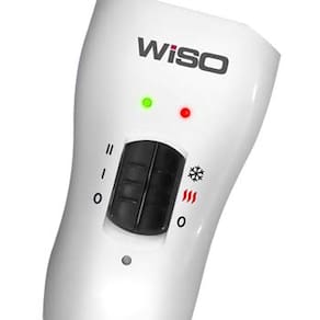 Massageador Recarregável Wiso MW500 Bivolt com Compressa Quente e Fria - Branco/Preto - 2