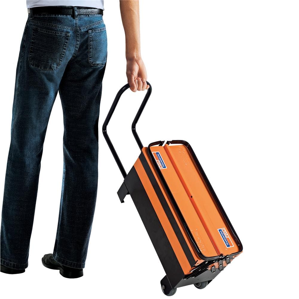 Caixa Sanfonada Tramontina Pro Cargobox 44952600 com 5 Gavetas - Preto/Laranja - CAIXA SANF CARGOBOX CRODASPUX 5GTRAMONTINA PRO - 3