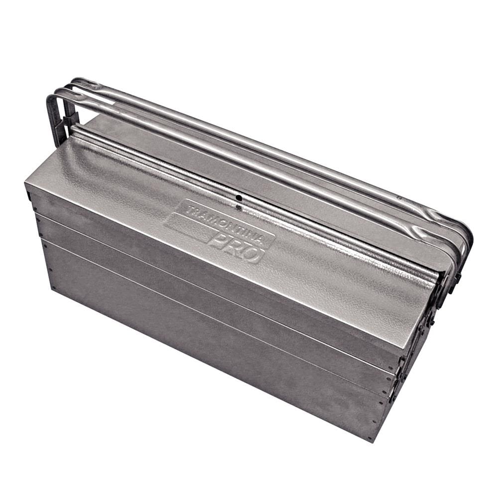 Caixa Sanfonada para Ferramentas Tramontina Pro em Aço Inox com 65 Peças - CAIXA SANFONADA ACO INOX COM 65PCS TRAMONTINA PRO - 2