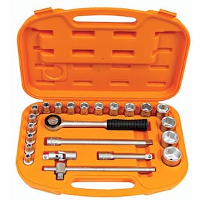 Maleta com Soquetes e Acessórios 1/2” Tramontina Pro – 23 Peças