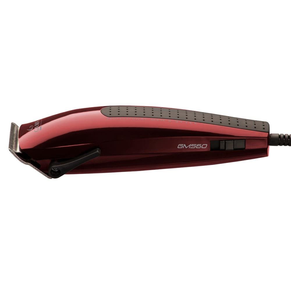 Máquina de Cortar Cabelo GA.MA Italy Plus GM587 13 pentes Preta e Vermelha - 220v - 3
