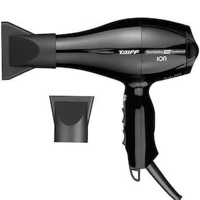 Secador de Cabelos Taiff Tourmaline Íon Cerâmica Motor AC Profissional Preto 2000W