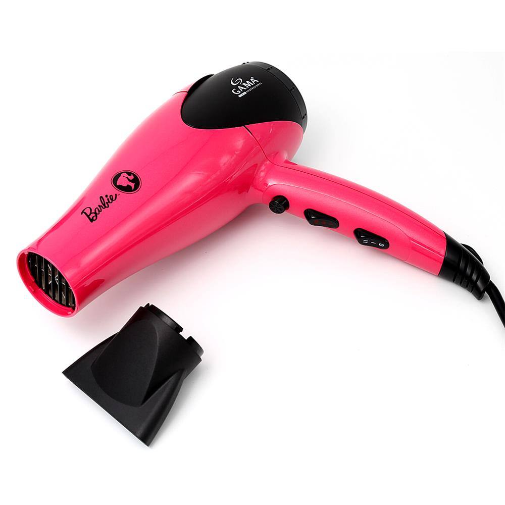 Secador de Cabelos GA.MA Italy Barbie Motor AC Profissional e Emissão de Íons 2100W – Rosa - 220v - 1